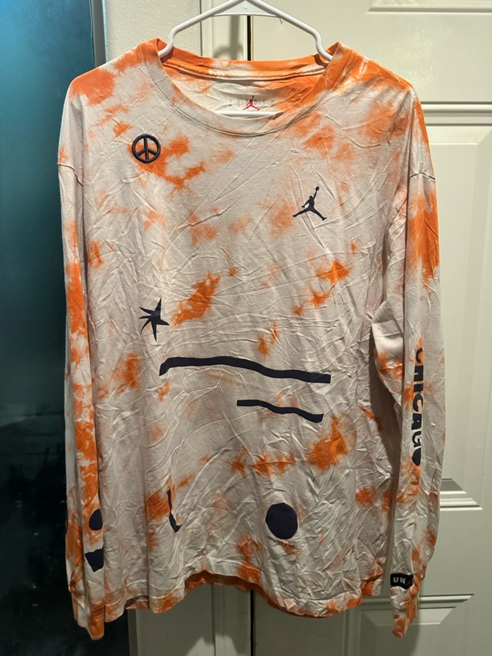 Jordan x Cody Hudson Flight Graphic Tie-Dye Long-Sleeve Shirt